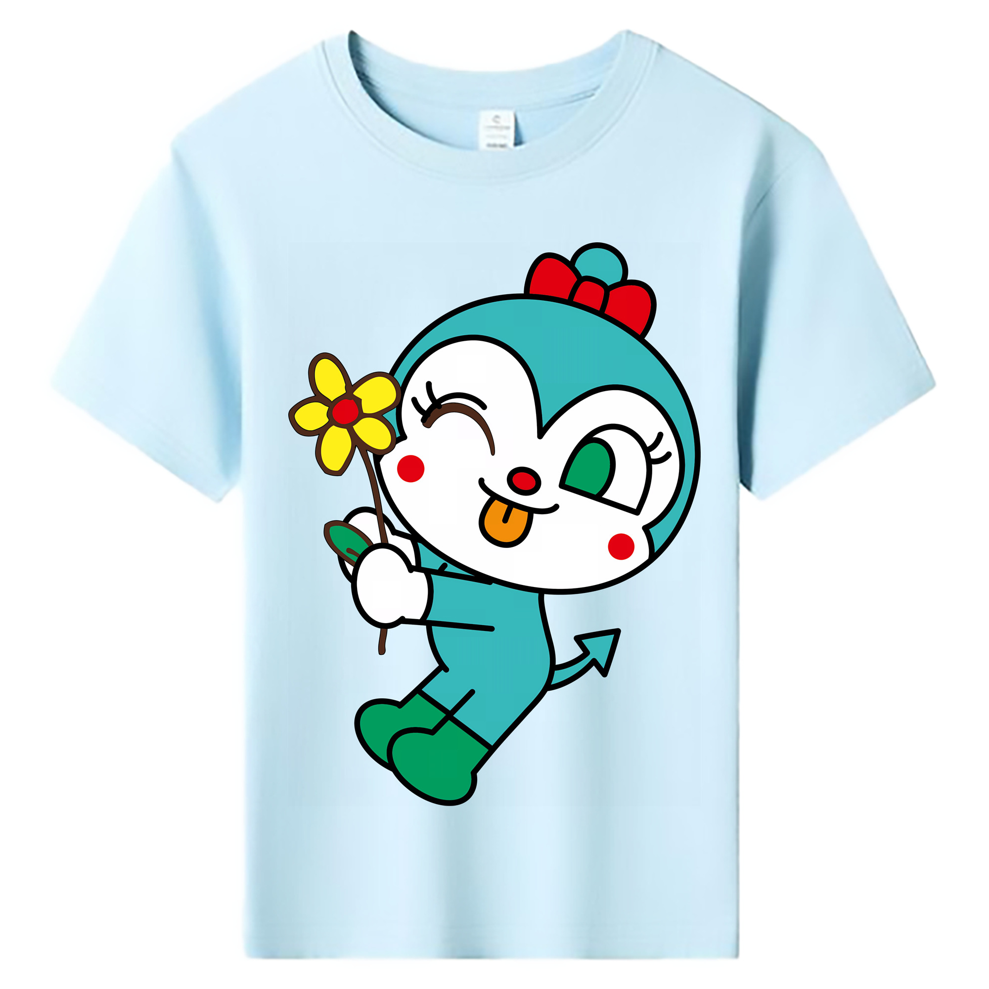 （画像用） アンパンマン Anpanman 綿100％キッズTシャツ（フロントプリント）